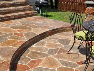 Add Beauty to Your Home with Stamped and Stained Concrete Designs