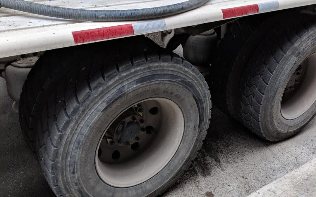What Kind of Tires are Used on Cement Trucks?